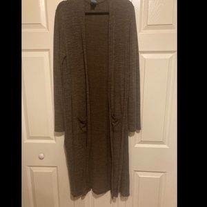 Brown cardigan
